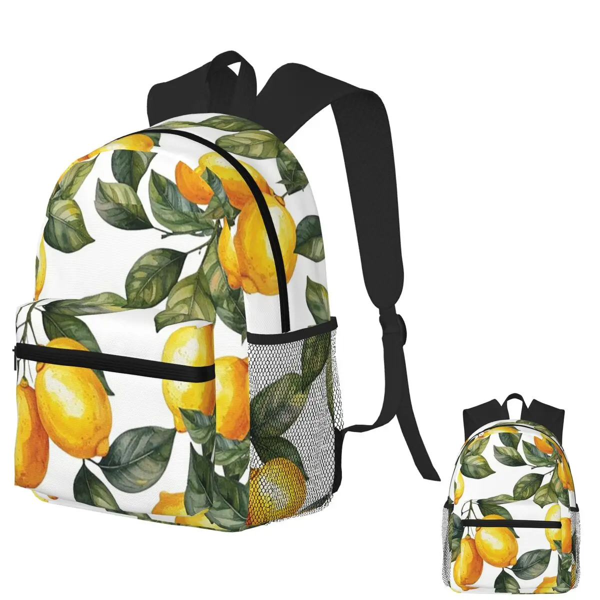 Watercolor Lemons With Fresh Green Leaves Student Backpack School Bag Hiking Travel Daypack Fashion Bookbag Shoulder Bags
Watercolor Lemons With Fresh Green Leaves Student Backpack School Bag Hiking Travel Daypack Fashion Bookbag Shoulder Bags