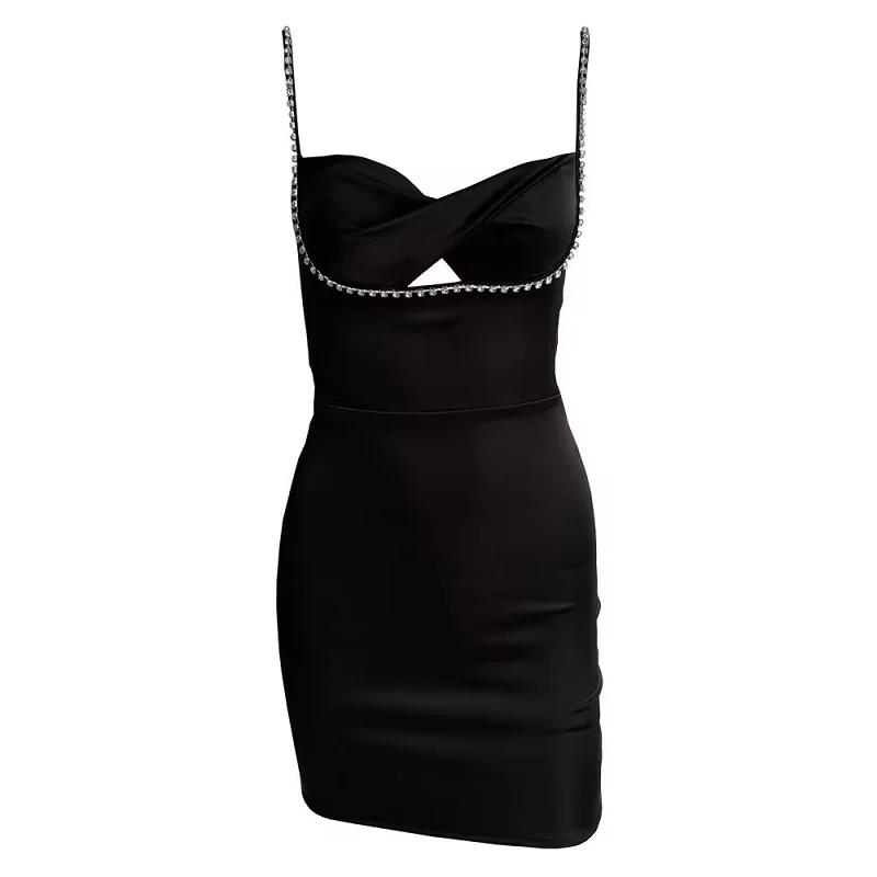 Diamond Hollow Out Wrap Chest Sling Dress 2023 Summer Women Fashion Sexy Elegant Evening Holiday Club Mini Bodycon Dresses
Diamond Hollow Out Wrap Chest Sling Dress 2023 Summer Women Fashion Sexy Elegant Evening Holiday Club Mini Bodycon Dresses