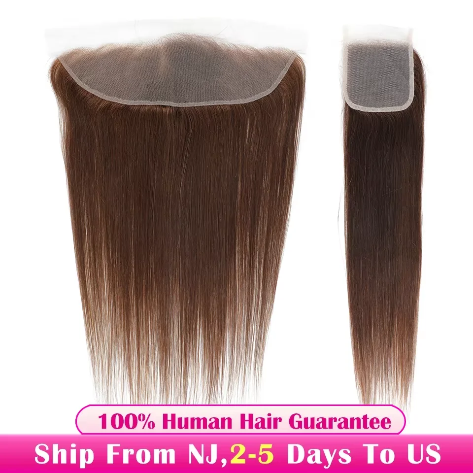 Chocolate Brown Bone Straight 4x4 Human Hair Lace Closure 8''-20'' Brazilian Human Hair Straight 4x4 13x4 Lace Closure Frontal
Chocolate Brown Bone Straight 4x4 Human Hair Lace Closure 8''-20'' Brazilian Human Hair Straight 4x4 13x4 Lace Closure Frontal