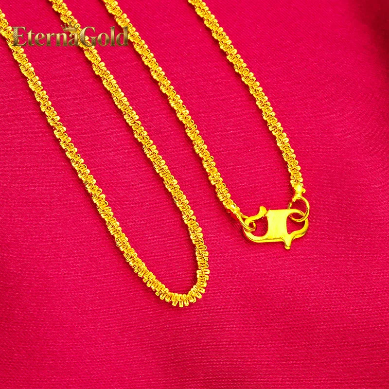 EternaGold Women's 24K Gold AU999 Pure Gold Caterpillar Cauliflower Necklace S-Clasp - Solid gold, 3D design, practical&beautif
EternaGold Women's 24K Gold AU999 Pure Gold Caterpillar Cauliflower Necklace S-Clasp - Solid gold, 3D design, practical&beautif