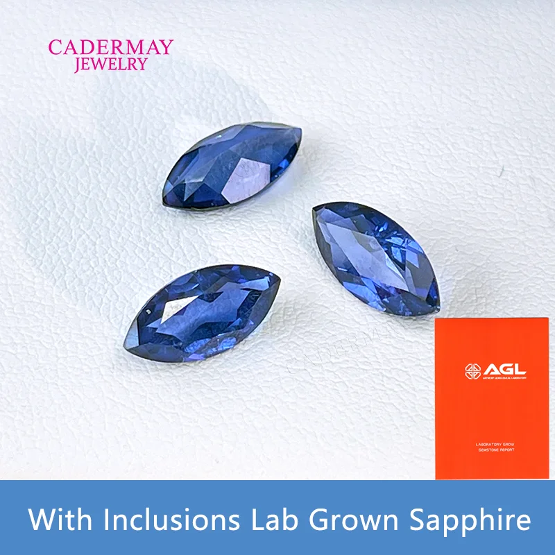 Lab Cornflower Blue Sapphire 2x4mm-10x20mm Marquise Shape Lab Grown Sapphire Loose Inclusions Gemstones for Jewelry Making
Lab Cornflower Blue Sapphire 2x4mm-10x20mm Marquise Shape Lab Grown Sapphire Loose Inclusions Gemstones for Jewelry Making