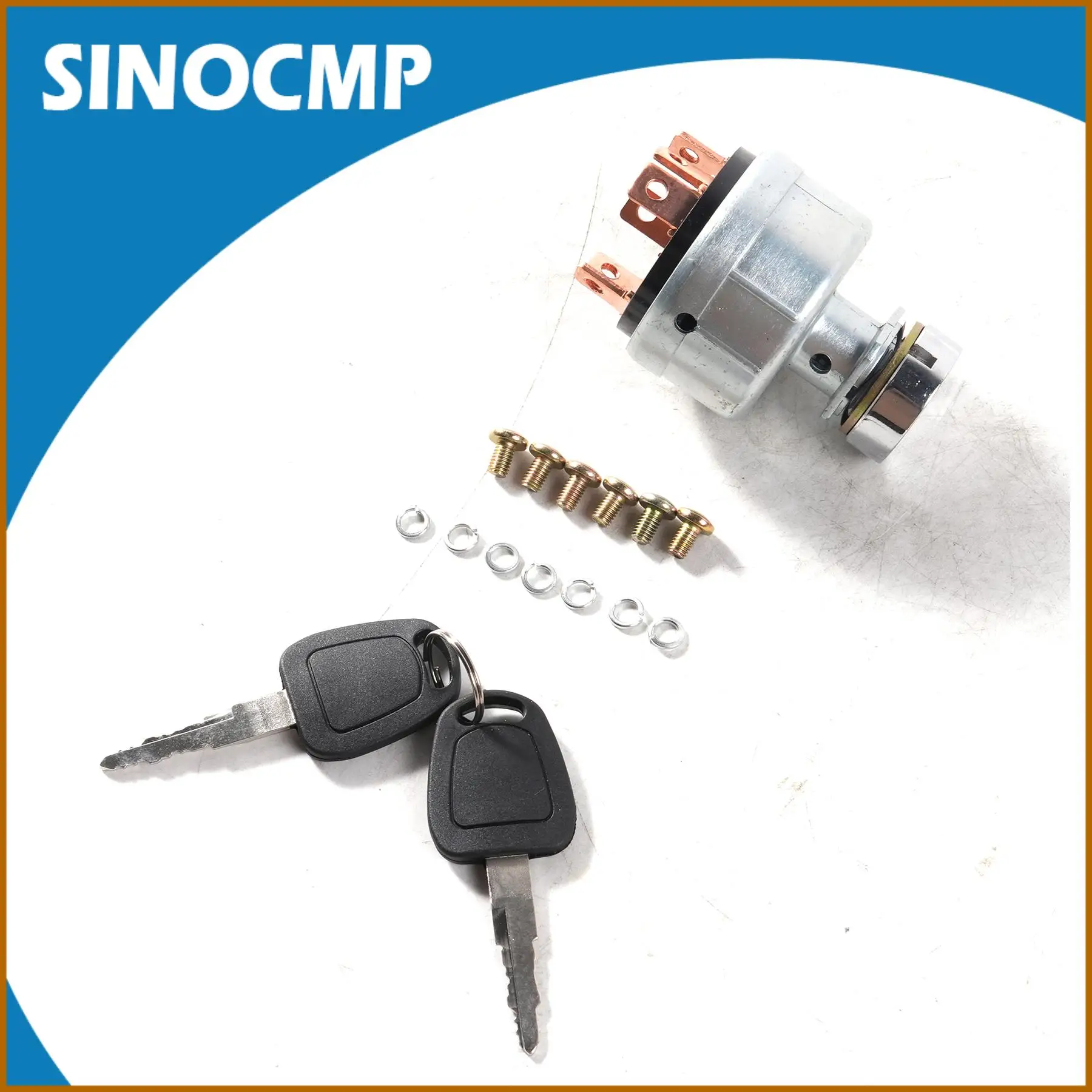 Excavator Starter Ignition Switch for Daewoo Doosan 549-00110A for Daewoo Doosan S55 DH55-5 DH60-7 DH80-7 DH130-5 DH150-7
Excavator Starter Ignition Switch for Daewoo Doosan 549-00110A for Daewoo Doosan S55 DH55-5 DH60-7 DH80-7 DH130-5 DH150-7