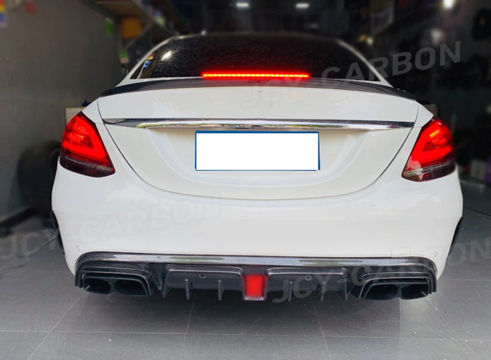 Carbon Fiber For Benz C Class W205 C43 C63 AMG Sport 4 Door 2015-2020 B Style Rear Lip Diffuser With Lamp Exhaust Tips Bodykits
Carbon Fiber For Benz C Class W205 C43 C63 AMG Sport 4 Door 2015-2020 B Style Rear Lip Diffuser With Lamp Exhaust Tips Bodykits
