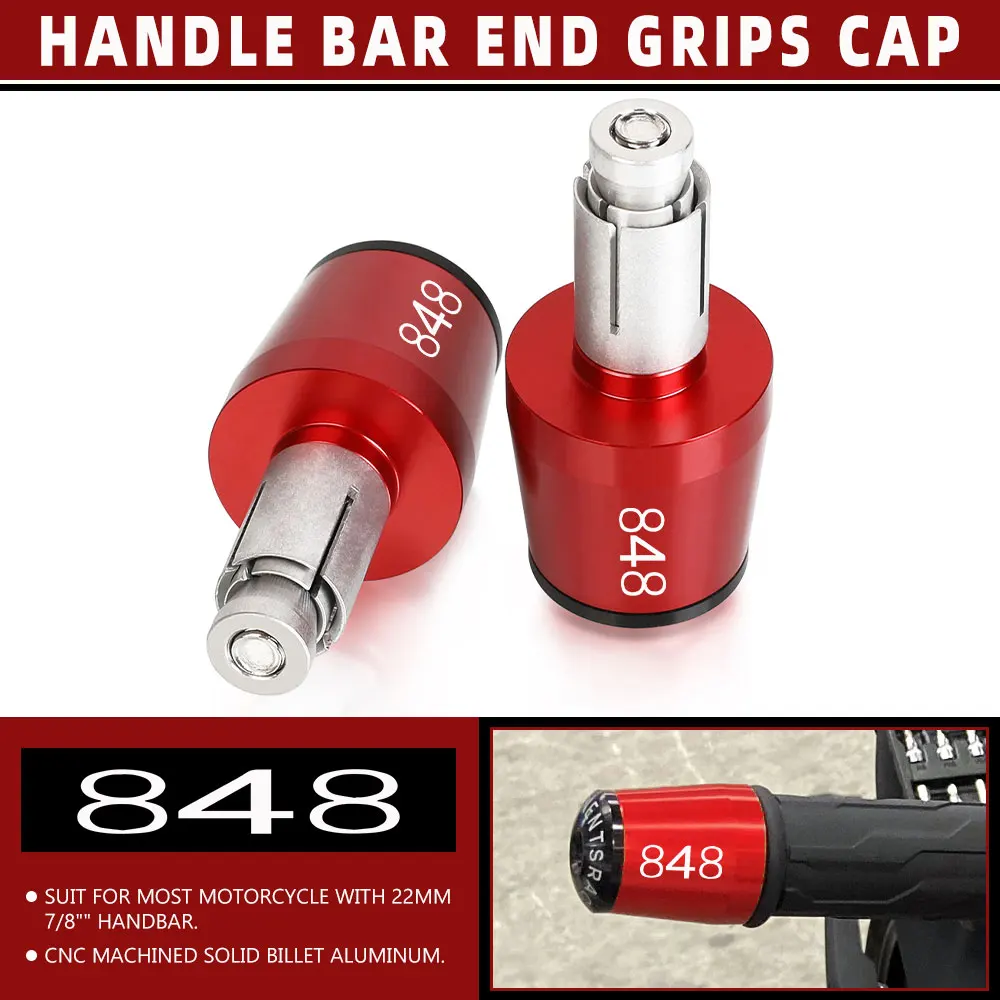 22MM Motorcycle For DUCATI 848 EVO 848EVO 2010 2011 2012 Handle Bar Ends Weight Handlebar Grips Cap Anti Vibration Silder Plug
22MM Motorcycle For DUCATI 848 EVO 848EVO 2010 2011 2012 Handle Bar Ends Weight Handlebar Grips Cap Anti Vibration Silder Plug