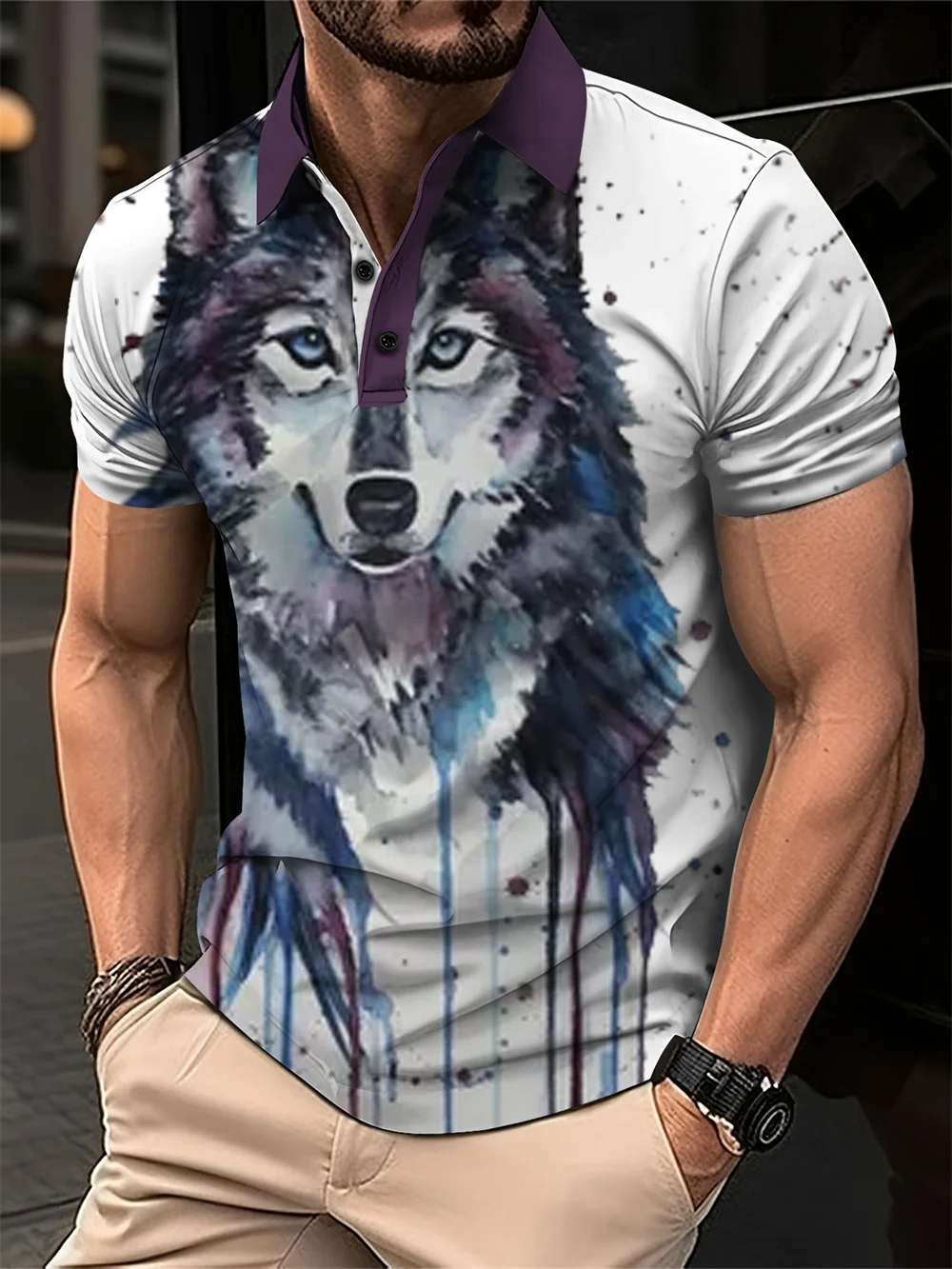 New Summer Fashion 3D Lion Print Polo T-Shirts For Men Casual Harajuku Streetwear Tops Animal Print Men's Short Sleeve Clothing
New Summer Fashion 3D Lion Print Polo T-Shirts For Men Casual Harajuku Streetwear Tops Animal Print Men's Short Sleeve Clothing