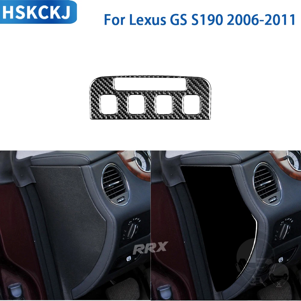 For Lexus GS S190 2006-2011 Accessories Real Soft Carbon Fiber Car Interior Seat Adjustment Button Panel Cover Trim Sticker
For Lexus GS S190 2006-2011 Accessories Real Soft Carbon Fiber Car Interior Seat Adjustment Button Panel Cover Trim Sticker