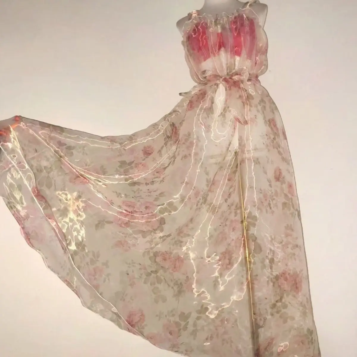 Glossy Liquid Water Gauze Organza Sleeveless Long Dress Women Plus Size Floral Print Maxi Elegant Dress
Glossy Liquid Water Gauze Organza Sleeveless Long Dress Women Plus Size Floral Print Maxi Elegant Dress