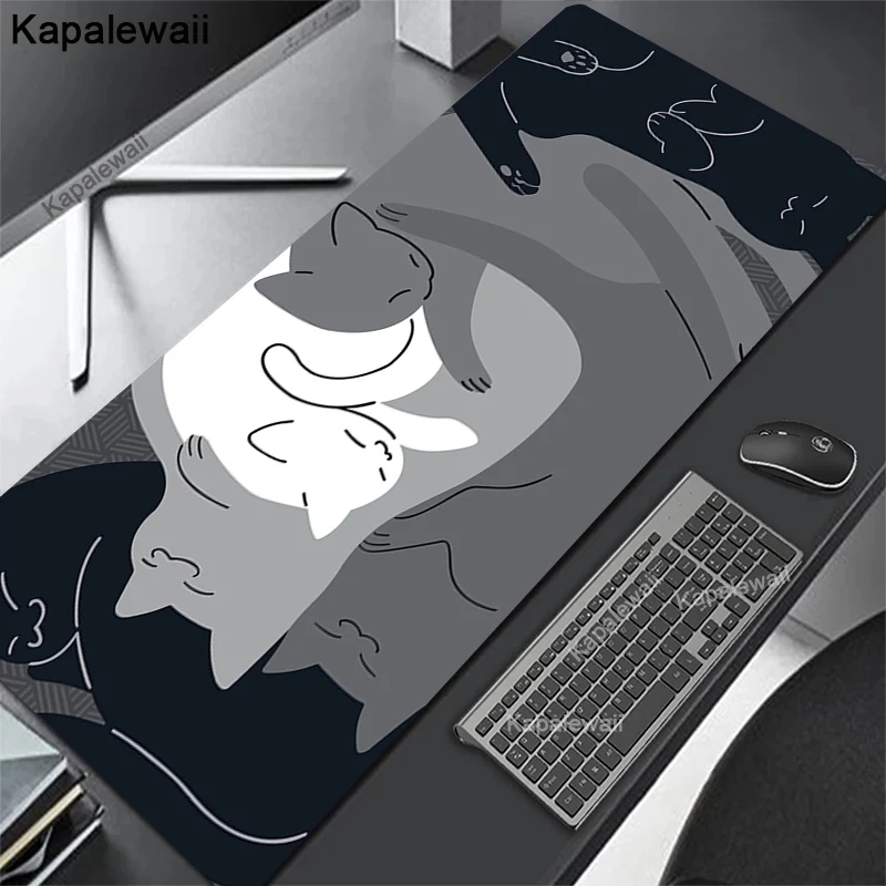 Mouse Pad XXL black white Cat Large Mouse Mat Gaming Mousepad Computer Gamer Keyboard Pads Waterproof Desk Mat
Mouse Pad XXL black white Cat Large Mouse Mat Gaming Mousepad Computer Gamer Keyboard Pads Waterproof Desk Mat