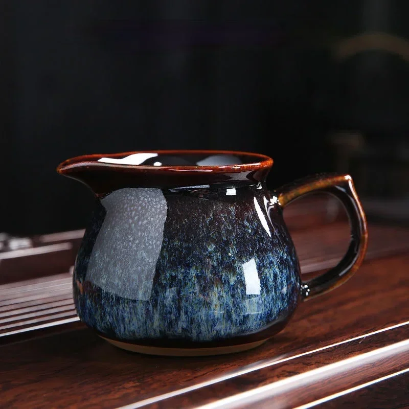 Chinese Teaset Tea Jug, Tea Pitcher, Tenmoku Glazed Teaware, Ceramic Frothing Mug, Milk Cup, Coffee Latte Pot, Creative Porcelai
Chinese Teaset Tea Jug, Tea Pitcher, Tenmoku Glazed Teaware, Ceramic Frothing Mug, Milk Cup, Coffee Latte Pot, Creative Porcelai