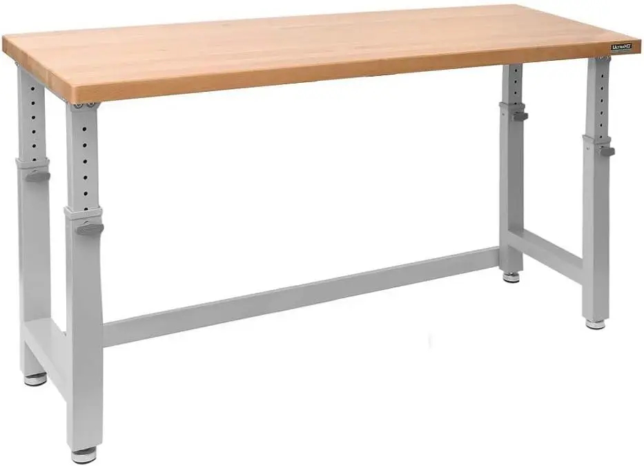 Classics UltraHD 72" W X 25" D Wood Top Height Adjustable Workbench 2000 Lb Capacity Color Brown White 126.1 Pounds
Classics UltraHD 72" W X 25" D Wood Top Height Adjustable Workbench 2000 Lb Capacity Color Brown White 126.1 Pounds