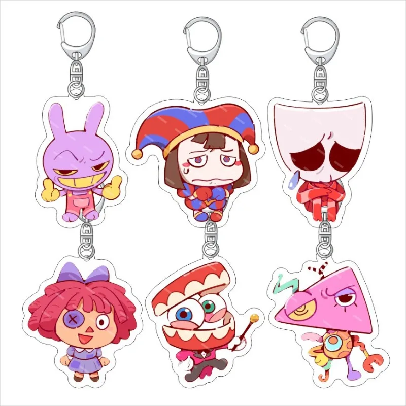 Hot The Amazing Digital Circus Series Acrylic Keychain Cartoon Character Creative HD Printing Acrylic Backpack Keyring Gift
Hot The Amazing Digital Circus Series Acrylic Keychain Cartoon Character Creative HD Printing Acrylic Backpack Keyring Gift