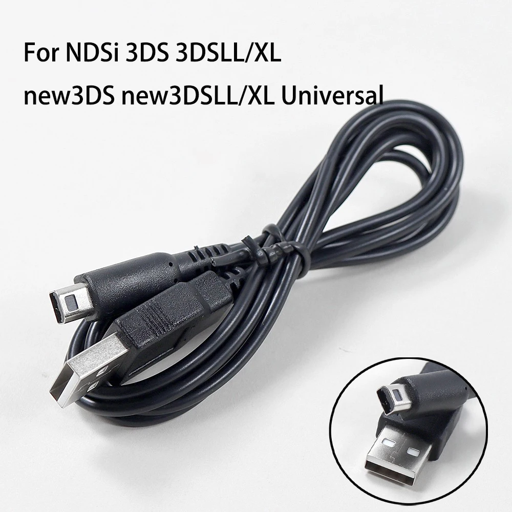 1PCS New Game USB Data Charger Charging Power Cable Cord Adapter Connector For NDSi 3DS 3DSLL/XL new3DS new3DSLL/XL Universal
1PCS New Game USB Data Charger Charging Power Cable Cord Adapter Connector For NDSi 3DS 3DSLL/XL new3DS new3DSLL/XL Universal