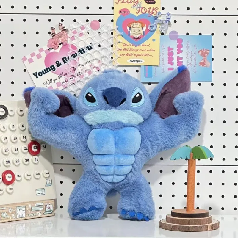 Disney Funny Fitness Stitch Plush Toy Cute Muscle Light Blue Stitch Stuffed Pillow Doll Toy Gift For Kid Birthday Gifts
Disney Funny Fitness Stitch Plush Toy Cute Muscle Light Blue Stitch Stuffed Pillow Doll Toy Gift For Kid Birthday Gifts