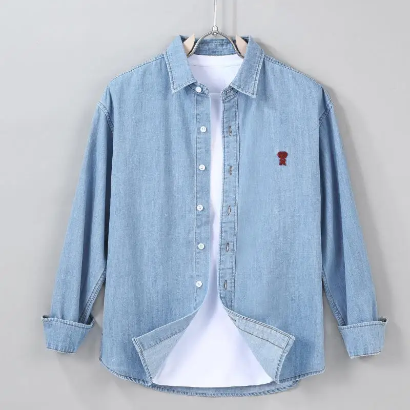 Повседневная мужская джинсовая куртка Long Sve, весенне-осенняя новинка, простая вышивка, модная свободная посадка, универсальная хлопковая куртка для молодежи
Повседневная мужская джинсовая куртка Long Sve, весенне-осенняя новинка, простая вышивка, модная свободная посадка, универсальная хлопковая куртка для молодежи