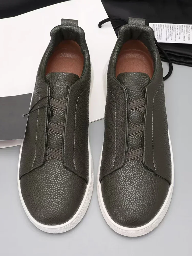 Spring Autumn fashiondaily Masal Flat Bottom Anti-Skid Shoes men's Round Toe Solid Patchwork Low-top Lace-Up Shoes
Spring Autumn fashiondaily Masal Flat Bottom Anti-Skid Shoes men's Round Toe Solid Patchwork Low-top Lace-Up Shoes