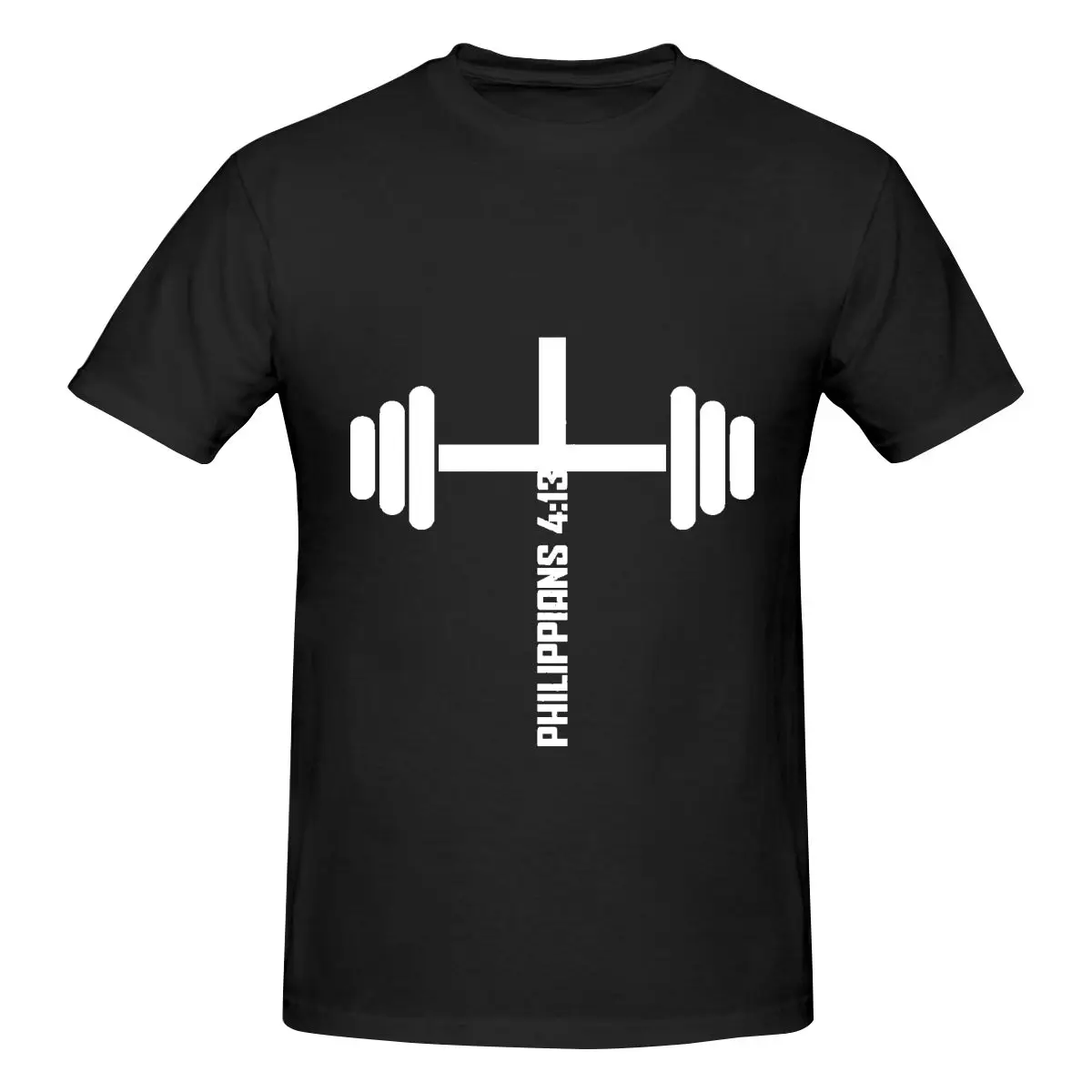 High Quality 100% Cotton Christian Fitness Philippians 4 13 Bible Verse Men's Basic Short Sleeve T-Shirt
High Quality 100% Cotton Christian Fitness Philippians 4 13 Bible Verse Men's Basic Short Sleeve T-Shirt