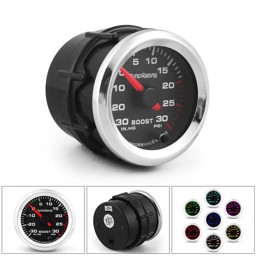 High performance 2'' 52mm 12V Turbo Boost Gauge PSI 7 Colors Pointer Boost Gauge With Stepper Motor
High performance 2'' 52mm 12V Turbo Boost Gauge PSI 7 Colors Pointer Boost Gauge With Stepper Motor