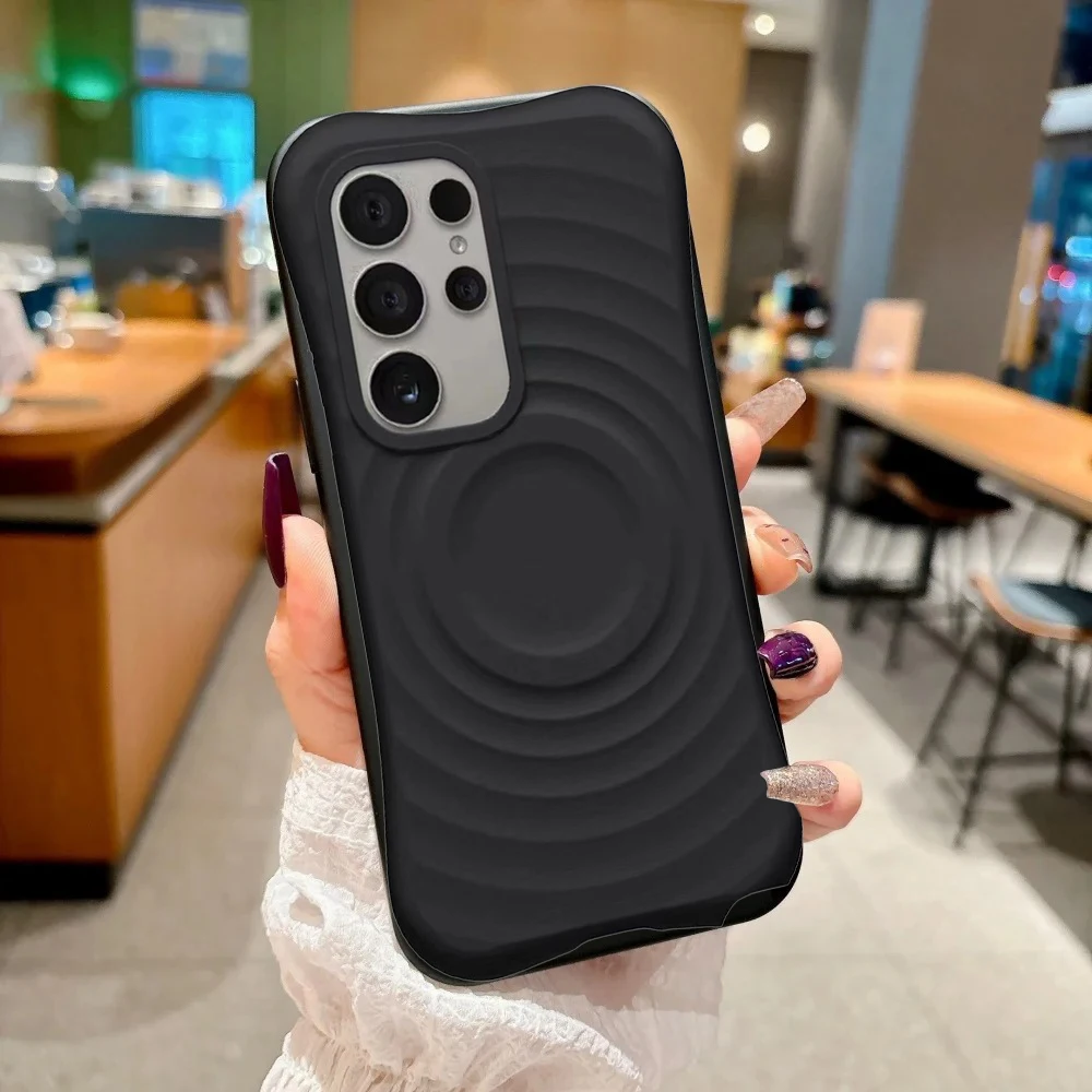 Creative Simplicity Wave Black / White Magnetic Phone Cover for Samsung Galaxy S23 S24 S25 S26 Ultra S26+ Plus
Creative Simplicity Wave Black / White Magnetic Phone Cover for Samsung Galaxy S23 S24 S25 S26 Ultra S26+ Plus