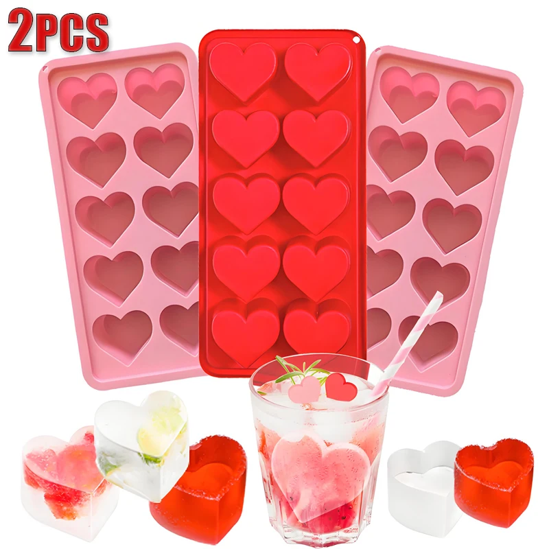 Mini Love Chocolate Heart Shaped Silicone Mold Pink Red Ice Cube Mold Multifunctional DIY Pudding Candy Mold Whiskey Kitchen
Mini Love Chocolate Heart Shaped Silicone Mold Pink Red Ice Cube Mold Multifunctional DIY Pudding Candy Mold Whiskey Kitchen
