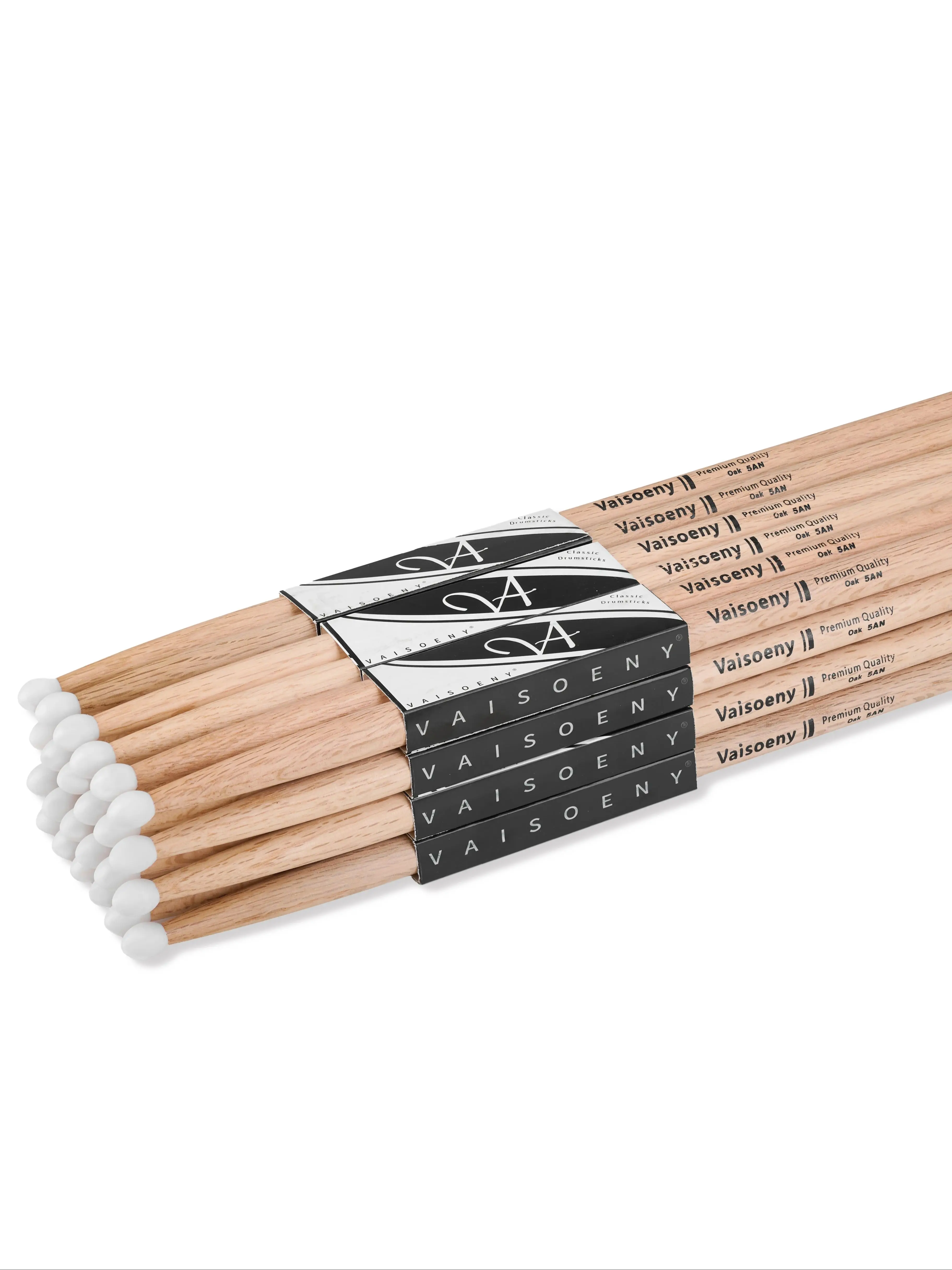 12 Pairs 5A/7A Nylon-Tipped Oak Drumsticks, Hard Wear-Resistant, Rich Low Frequencies for Rock/Metal/Pop (XM-NL-5A/7A-12P)
12 Pairs 5A/7A Nylon-Tipped Oak Drumsticks, Hard Wear-Resistant, Rich Low Frequencies for Rock/Metal/Pop (XM-NL-5A/7A-12P)
