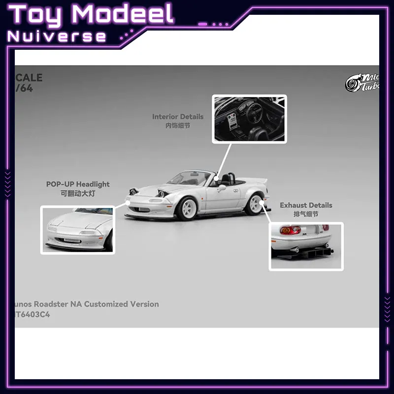 Micro Turbo Eunos Roadster NA 1:64 Scale Classic Exquisite Diecast Alloy Simulation Car Model Premium Collectible Perfect Gift
Micro Turbo Eunos Roadster NA 1:64 Scale Classic Exquisite Diecast Alloy Simulation Car Model Premium Collectible Perfect Gift
