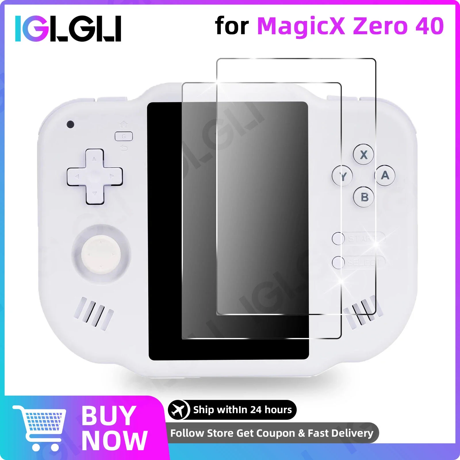 9H Tempered Glass for MagicX Zero 40 Screen Protector,HD Clear Anti-Scratch Protective Film MagicX Zero 40 Console Accessories
9H Tempered Glass for MagicX Zero 40 Screen Protector,HD Clear Anti-Scratch Protective Film MagicX Zero 40 Console Accessories