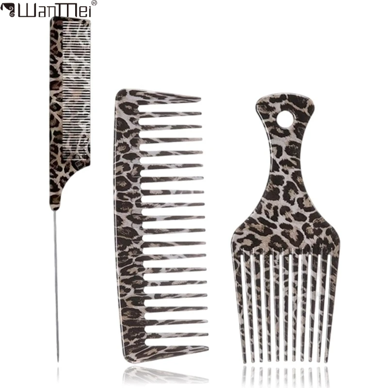 Leopard Print 1/3Pcs Hair Comb Set for Anti-Static Hair Comb Kit 3-in-1 Styling Tools for Detangling, Sectioning & Afro Hair
Leopard Print 1/3Pcs Hair Comb Set for Anti-Static Hair Comb Kit 3-in-1 Styling Tools for Detangling, Sectioning & Afro Hair