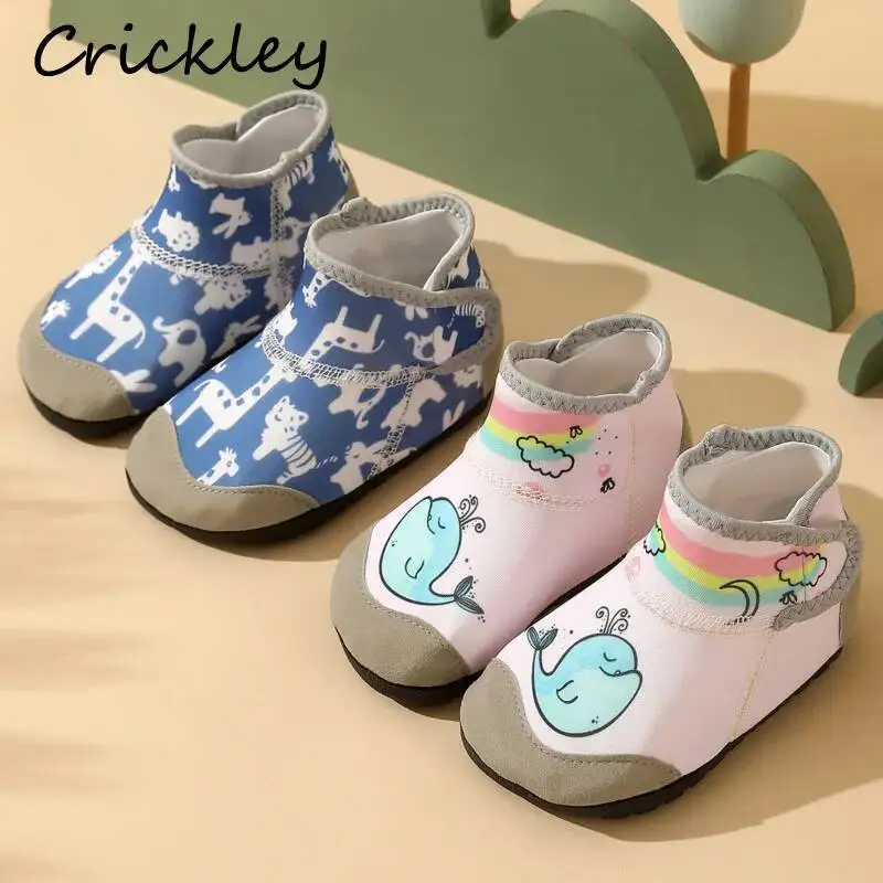 Dolphin Whale Cartoon Boys Girls Aqua Shoes Quick Dry Ankle Children Family Beach Shoes Swimming Soft Non Slip Kids Slippers
Dolphin Whale Cartoon Boys Girls Aqua Shoes Quick Dry Ankle Children Family Beach Shoes Swimming Soft Non Slip Kids Slippers