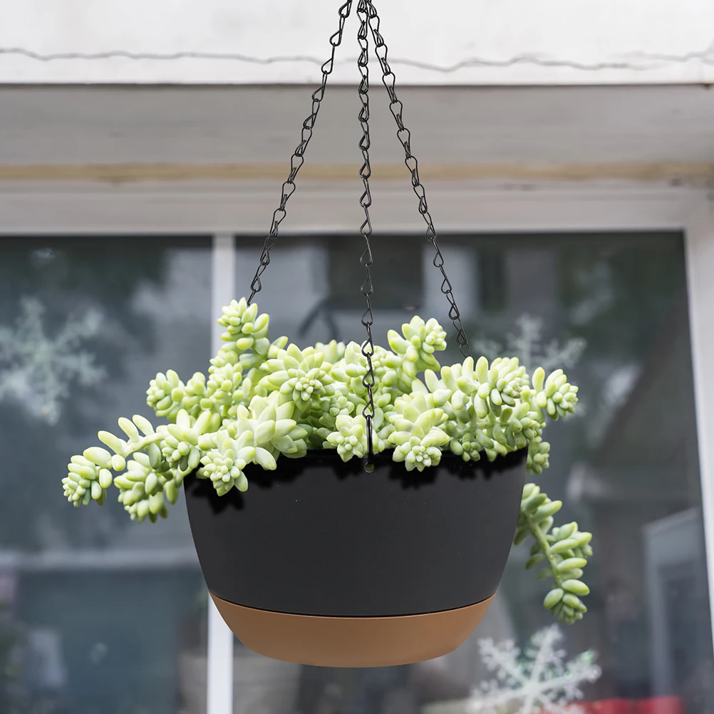 Hanging Plant Pot Green Stand Plastic Pots for Plants Holder Garden Planter Outdoor Container Durable PP Iron Material Easy
Hanging Plant Pot Green Stand Plastic Pots for Plants Holder Garden Planter Outdoor Container Durable PP Iron Material Easy