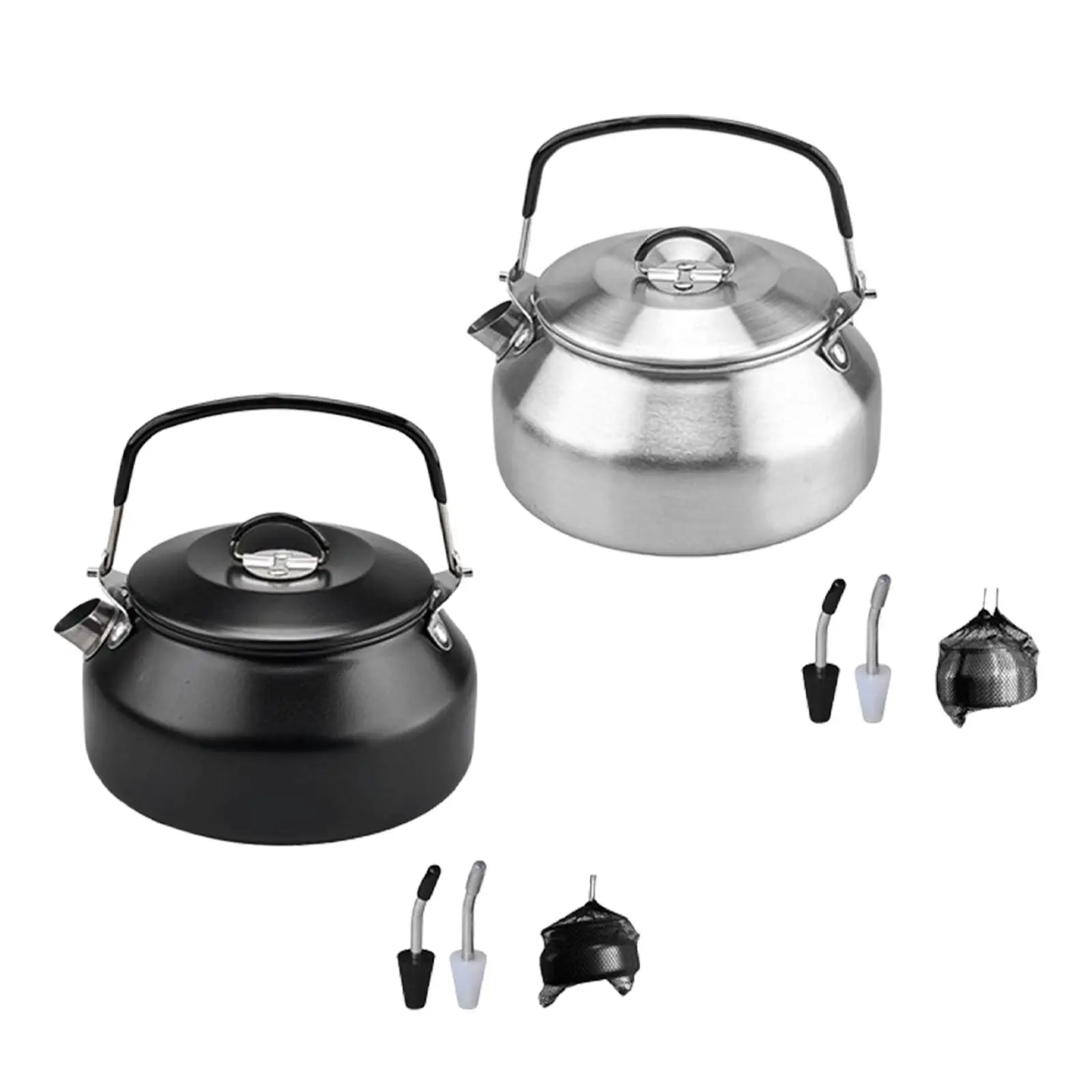 Stainless Steel Kettle Picnic Teapot Water Kettle Compact Tea Kettle for Stovetop for Picnic Camping Backpacking Outdoor Fishing
Stainless Steel Kettle Picnic Teapot Water Kettle Compact Tea Kettle for Stovetop for Picnic Camping Backpacking Outdoor Fishing