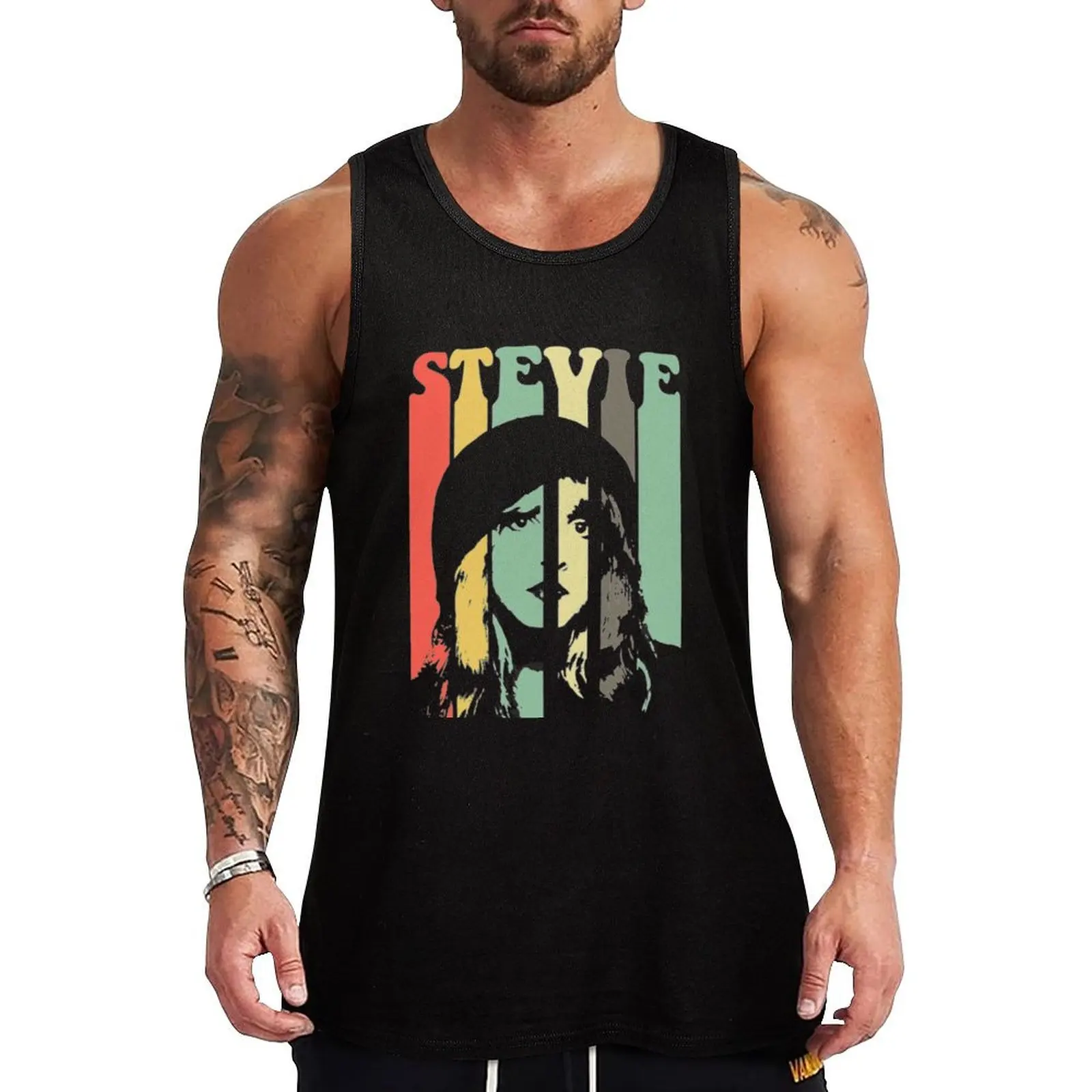 Stevie T-ShirtNicks Retro Tank Top t shirt gym Fitness men clothing Men's singlets t-shirt Men's
Stevie T-ShirtNicks Retro Tank Top t shirt gym Fitness men clothing Men's singlets t-shirt Men's