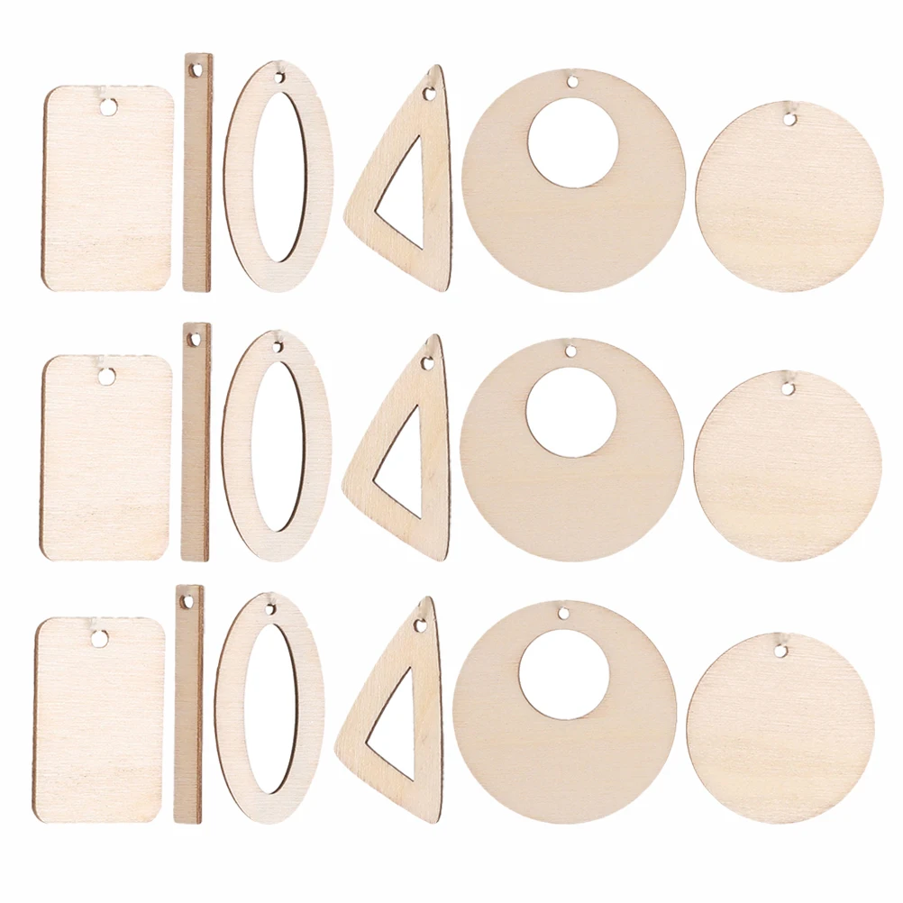 60pcs Blank Earring Accessories DIY Wood Charm Pendant Jewelry Making Supplies Unfinished Wooden Charms for Necklace Bracelet
60pcs Blank Earring Accessories DIY Wood Charm Pendant Jewelry Making Supplies Unfinished Wooden Charms for Necklace Bracelet