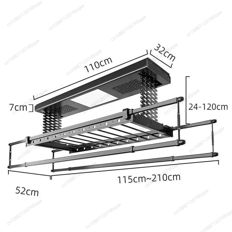 Automatic Lifting Retractable Folding Electric Clothes Drying Rack Thickened Aluminum Alloy Lighting Drying Clothes Drying Rack
Automatic Lifting Retractable Folding Electric Clothes Drying Rack Thickened Aluminum Alloy Lighting Drying Clothes Drying Rack