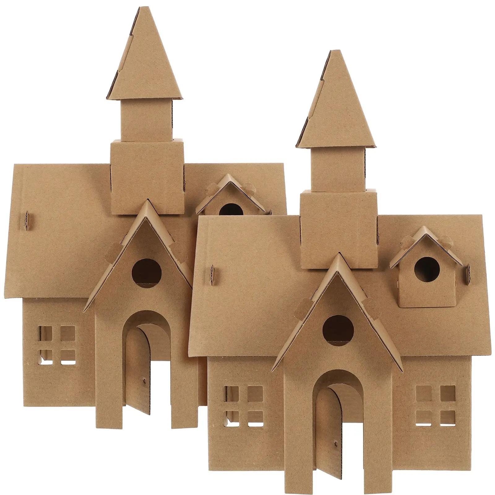 2 Pcs Cardboard House DIY Kids Building Toys Educational Science Kits Mini Decorate Model Playthings
2 Pcs Cardboard House DIY Kids Building Toys Educational Science Kits Mini Decorate Model Playthings