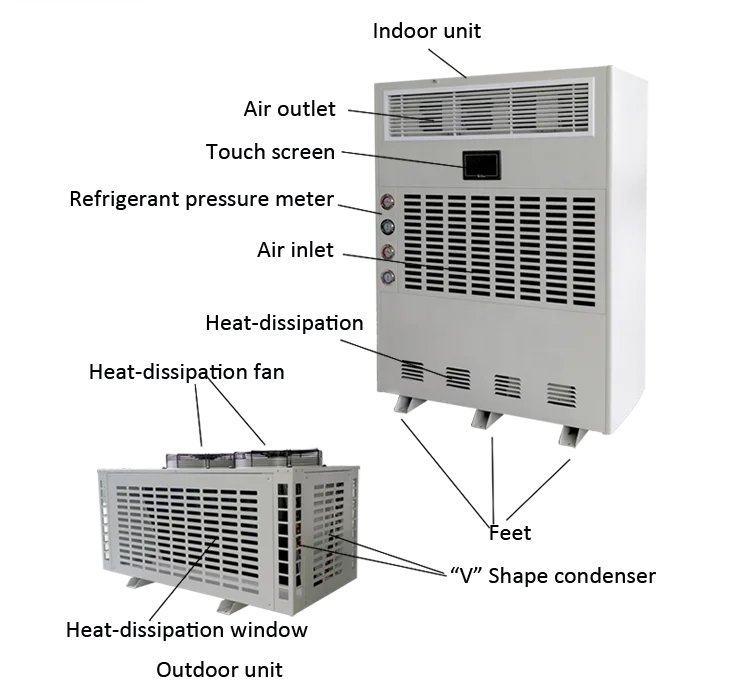 TULX 960L/D Factory Produce Dehumidifier AdjustableTemperature Humidity Control Swimming Pool Dehumidifier for Industry
TULX 960L/D Factory Produce Dehumidifier AdjustableTemperature Humidity Control Swimming Pool Dehumidifier for Industry