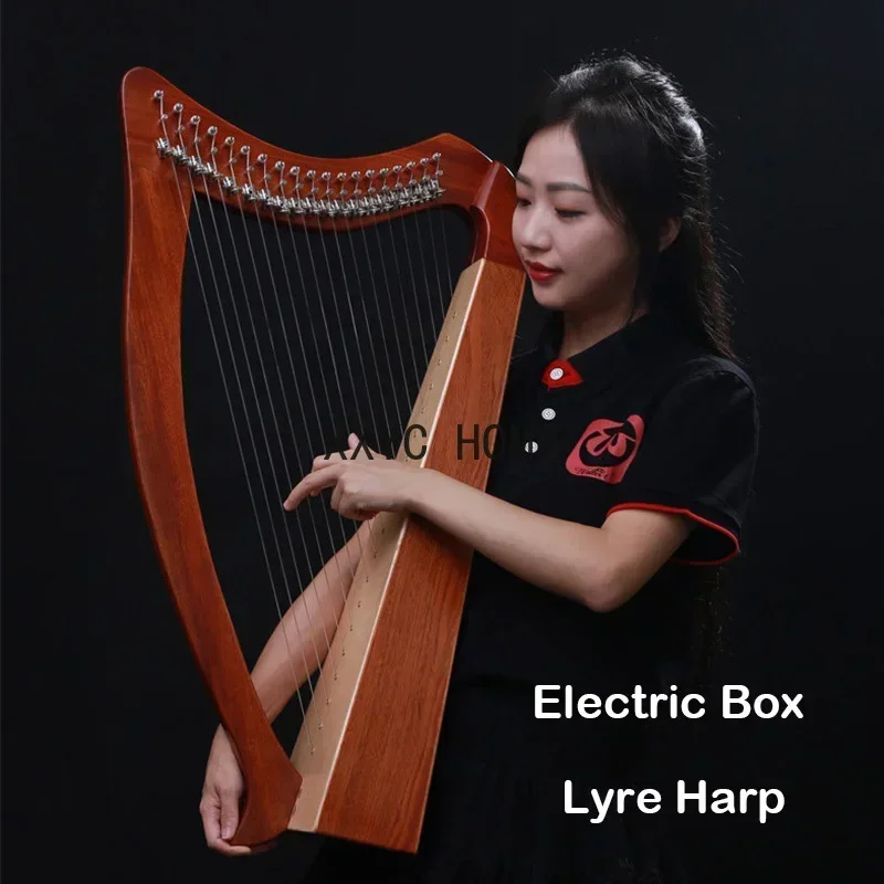 TAO Electric Lyre Harp 19 Strings Half Key Lyre Harp Highquality Full Veneer Solid Wood 19 String
TAO Electric Lyre Harp 19 Strings Half Key Lyre Harp Highquality Full Veneer Solid Wood 19 String