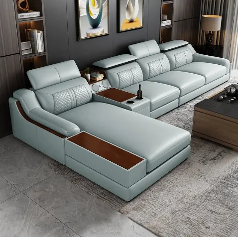 #High-quality Modern Living Room Furniture Combination L-shaped Leather Sofa With Bluetooth Audio Corner Sofa Set
#High-quality Modern Living Room Furniture Combination L-shaped Leather Sofa With Bluetooth Audio Corner Sofa Set