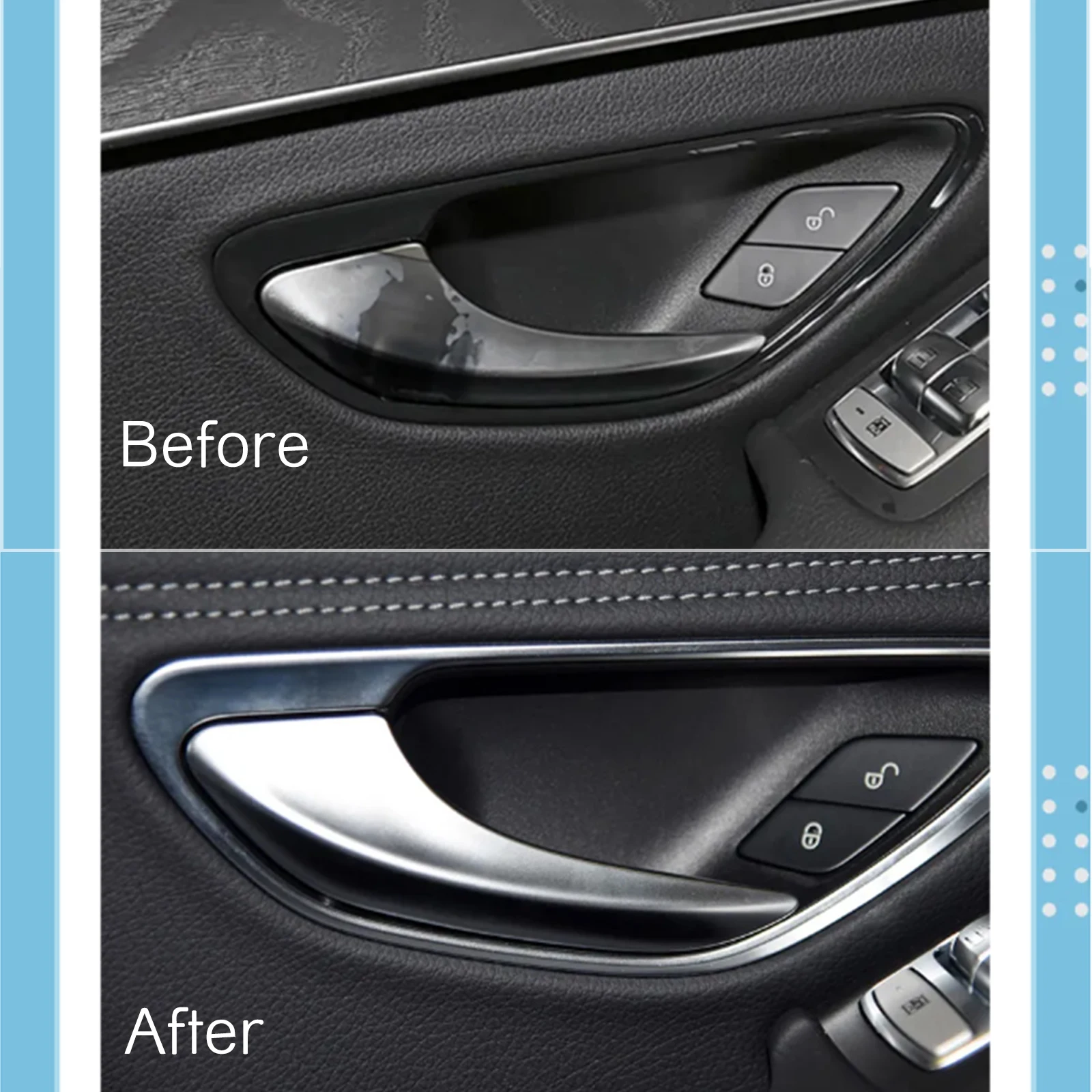 Interior Chrome Door Panel Pull Handle Outer Catch Cover For Mercedes Benz C GLC EQC E Class W205 W253 W293 W447 W448 W213
Interior Chrome Door Panel Pull Handle Outer Catch Cover For Mercedes Benz C GLC EQC E Class W205 W253 W293 W447 W448 W213