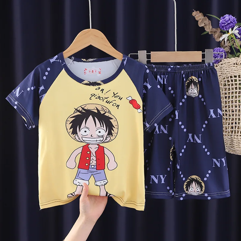 Deep Blue Sea King Boy Printed Pajamas Cartoon Short Sleeve Summer Clothing Girls Kids Cartoon Suits Casual Fashion home clothes
Deep Blue Sea King Boy Printed Pajamas Cartoon Short Sleeve Summer Clothing Girls Kids Cartoon Suits Casual Fashion home clothes