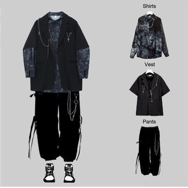 ARENS Techwear осень 2023 Новинка мужские брюки-карго на цепочке + шианская Блузка + жилет на цепочке Мужская Уличная одежда Харадзюку комплект из 3 предметов для мужчин брюки
ARENS Techwear осень 2023 Новинка мужские брюки-карго на цепочке + шианская Блузка + жилет на цепочке Мужская Уличная одежда Харадзюку комплект из 3 предметов для мужчин брюки