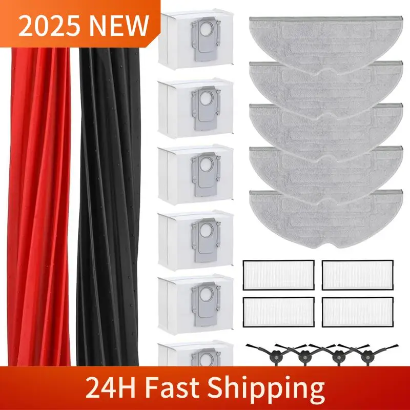 2025 Trend For Roborock S8 Pro Uitra Robot Vacuum Cleaner Main Side Brush Hepa Filter Mop Cloth Dust Bags Replacement Parts
2025 Trend For Roborock S8 Pro Uitra Robot Vacuum Cleaner Main Side Brush Hepa Filter Mop Cloth Dust Bags Replacement Parts