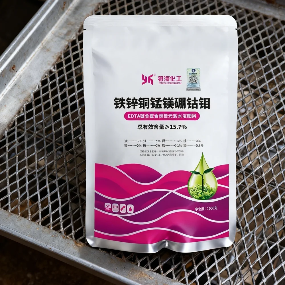 15,7% водорастворимое удобрение для гусеничного элемента Chelate
15,7% водорастворимое удобрение для гусеничного элемента Chelate