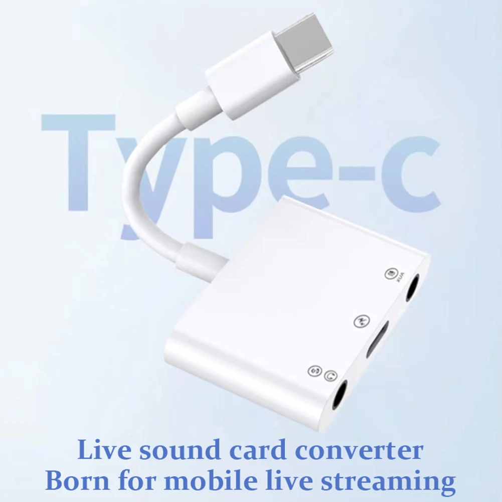 Three-In-One Adapter Type C To Type C 3.5 mm Jack USB C Charging Noise Reduction Audio Cable For Samsung Huawei iPhone Xiaomi
Three-In-One Adapter Type C To Type C 3.5 mm Jack USB C Charging Noise Reduction Audio Cable For Samsung Huawei iPhone Xiaomi