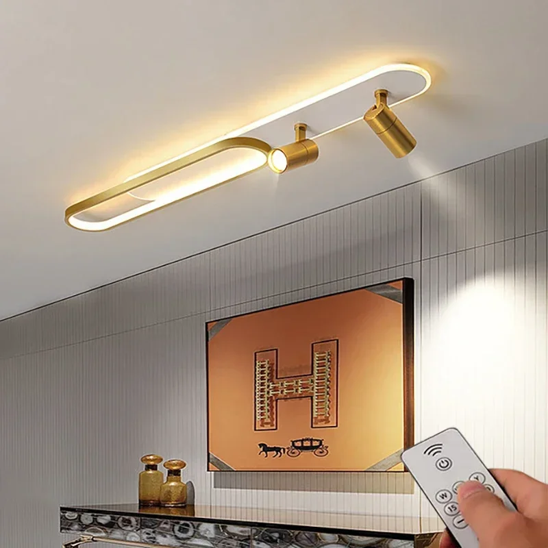 Modern LED Aisle Ceiling Lamp With Spotlight For Living Room Kitchen Bedroom Chandeliers Home Decor Indoor Light fixture lustre
Modern LED Aisle Ceiling Lamp With Spotlight For Living Room Kitchen Bedroom Chandeliers Home Decor Indoor Light fixture lustre