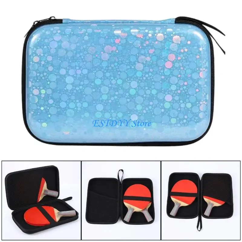 G6DE Table Tennis Paddle Bag Hard Shell Pingpong Racket Bat Storage Case for Man