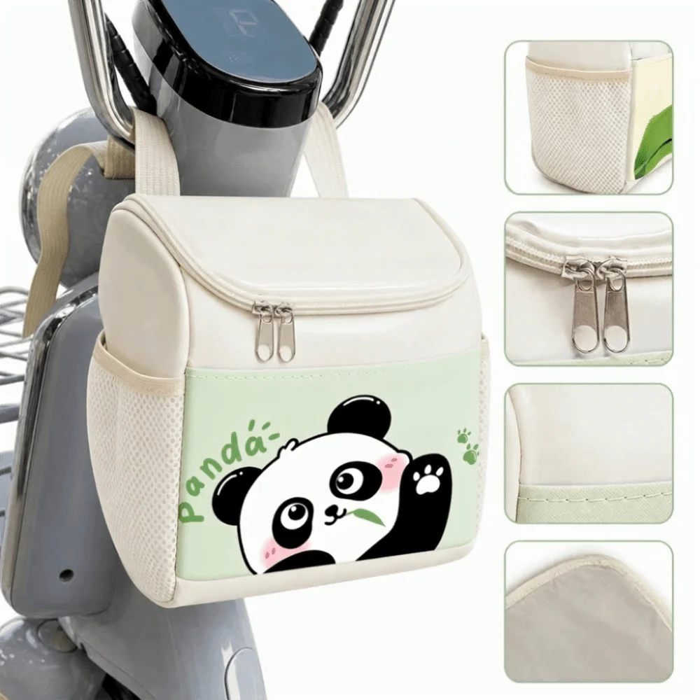 Large Capacity Electric Scooter Hanging Bag Zipper Closure Waterproof Storage Pouch Cartoon Print Motorcycle Front Bag Delivery
Large Capacity Electric Scooter Hanging Bag Zipper Closure Waterproof Storage Pouch Cartoon Print Motorcycle Front Bag Delivery