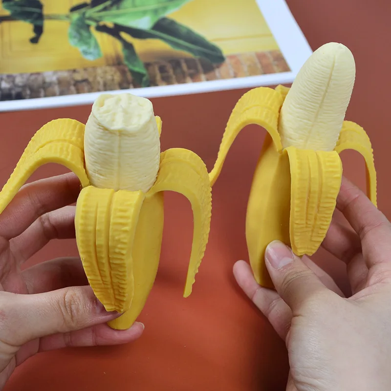 Realistic Peeled Banana Squishy Toy, Soft Stress Relief Squeeze Ball Unique Fruit Themed Gift for Singles
Realistic Peeled Banana Squishy Toy, Soft Stress Relief Squeeze Ball Unique Fruit Themed Gift for Singles