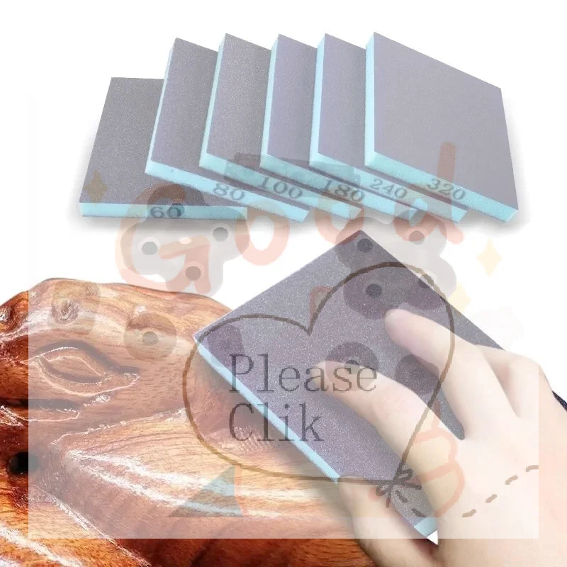 6-pack Of Sandpaper Sponges, 60-320 Grit, Washable And Reusable, Suitable For Both Wet And Dry Use, For Polishing Metal And Wood
6-pack Of Sandpaper Sponges, 60-320 Grit, Washable And Reusable, Suitable For Both Wet And Dry Use, For Polishing Metal And Wood