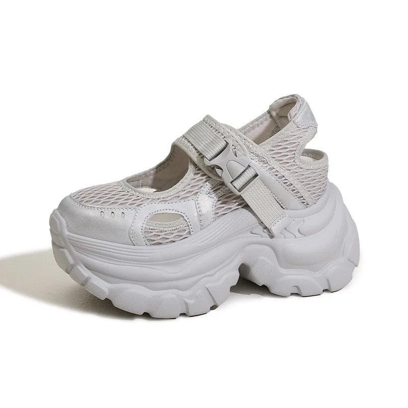 2026 9cm Air Mesh Microfiber Leather High Brand Comfy Platform Wedge Fashion Summer Chunky Sneaker Buckle Mary Jane Shoes Women
2026 9cm Air Mesh Microfiber Leather High Brand Comfy Platform Wedge Fashion Summer Chunky Sneaker Buckle Mary Jane Shoes Women