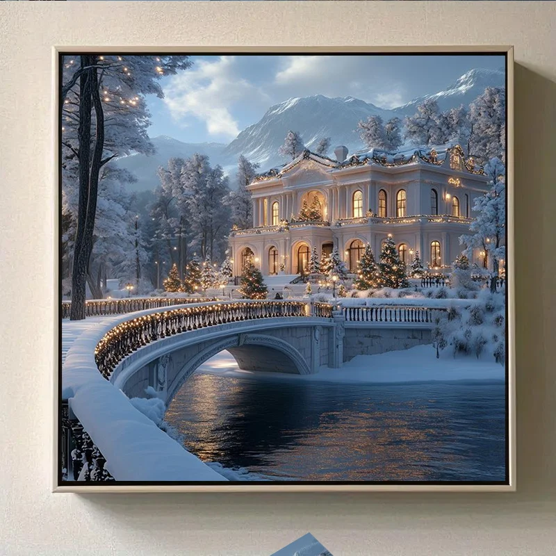 500/1024PCS Jigsaw Puzzles Winter Castle Puzzle Modern Home Decor Leisure and Entertainment Holiday and Birthday Gifts
500/1024PCS Jigsaw Puzzles Winter Castle Puzzle Modern Home Decor Leisure and Entertainment Holiday and Birthday Gifts